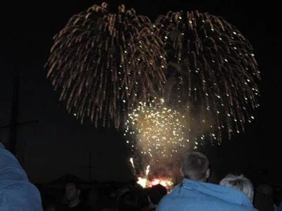Fuegos artificiales el 4 de julio en Seattle