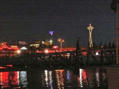 Fuegos artificiales el 4 de julio en Seattle