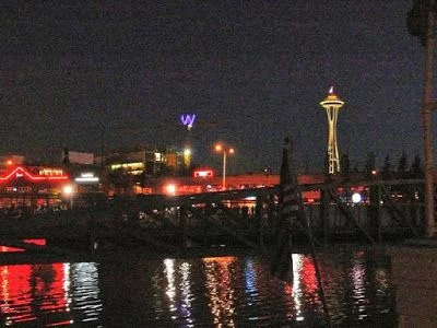 Fuegos artificiales el 4 de julio en Seattle