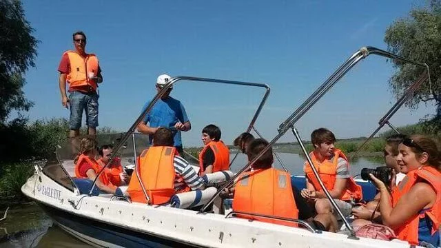 Delta del Danubio lancha