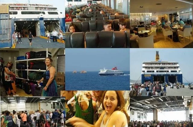 Collage Islas Griegas y Mar Negro