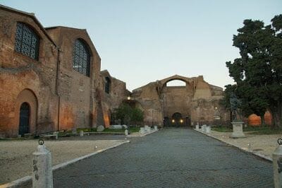 Termas de Constantino y Santa Maria de Angeli.