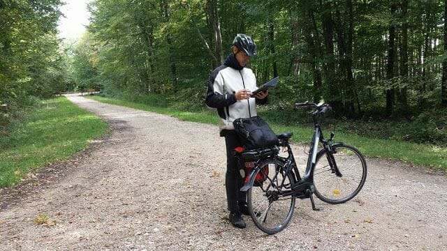 bicicletas en los castillos del Loira