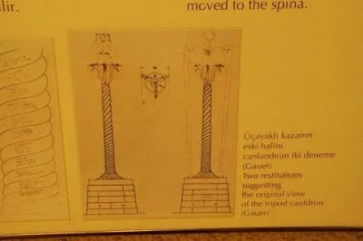 Columna de las Serpientes, Columna Serpentina, Trípode de Delfos,Trípode de Platea