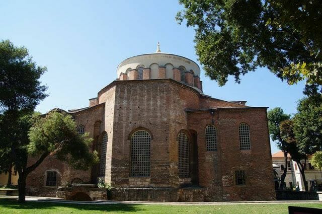 esterior de Hagia Irene en el Cuerno de Oro