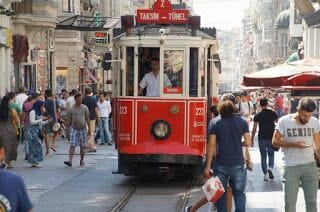 Tranvía de Istiklal (Taksim-Tünel)