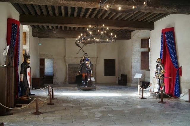 salas del castillo Dunois de Beaugency