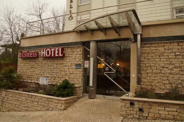 Entrada Jagello Business hotel