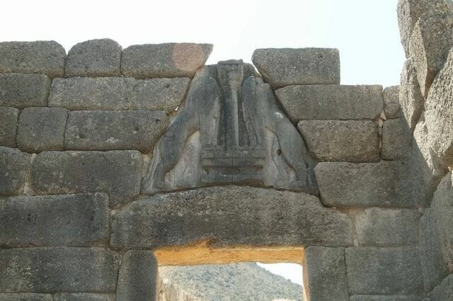 puerta de los leones Micenas