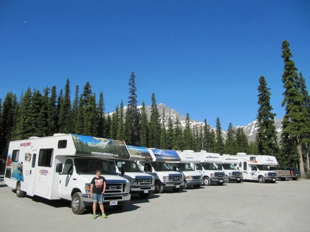 PARking lago peyto