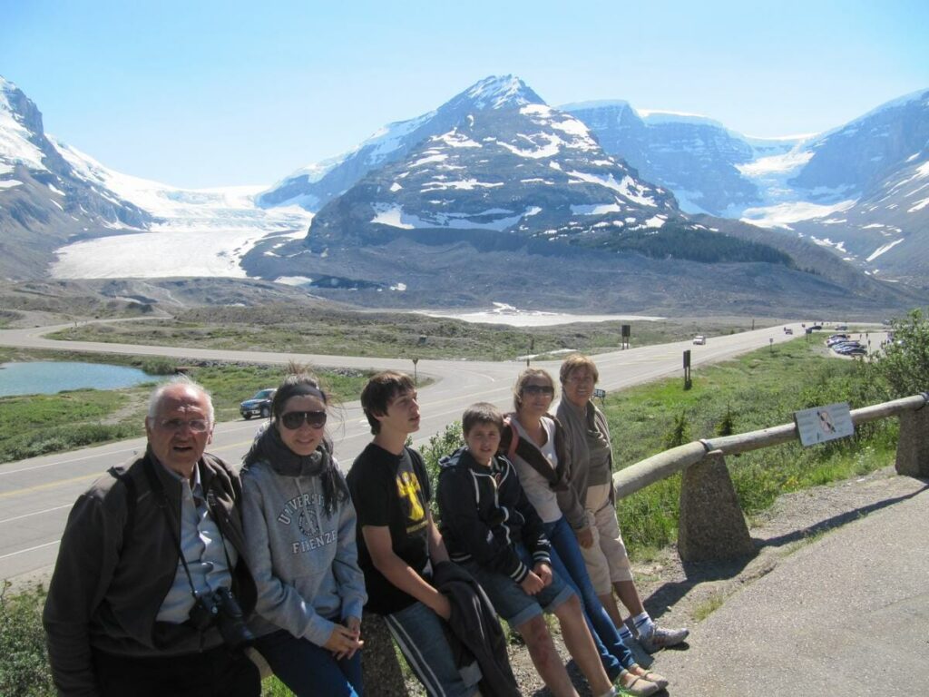 vistas desde el Columbia Icefields Discovery Center