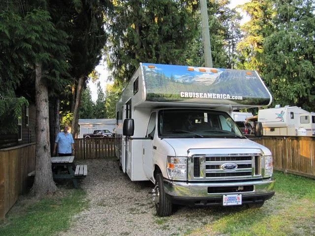 parcela del camping Hidden Valley Hidden Valley campground Salmon arms