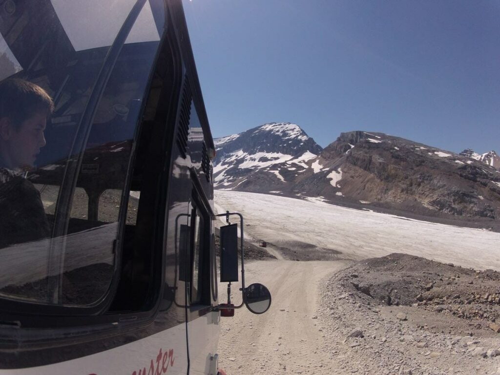 camino Glaciar Athabasca