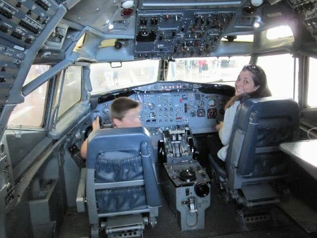 cabina de boeing