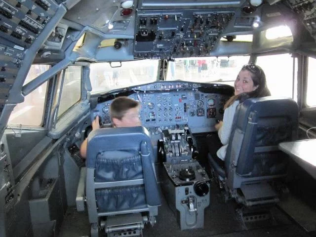 cabina de boeing