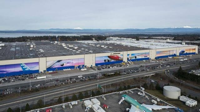 Boeing antes de Recoger autocaravana en Seattle