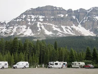 Camping Mosquito Creek - Recorrido de Banff a Jasper Canadá