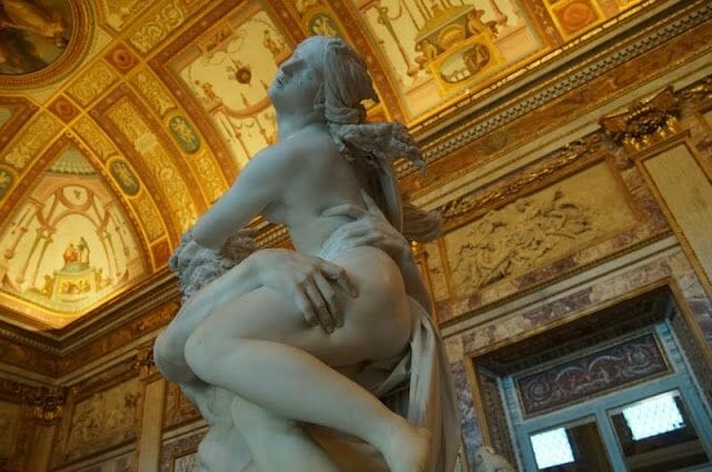 El rapto de Proserpina de Bernini  (Galleria Borghese)