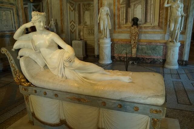 Paulina Bonaparte de Canova  (Galleria Borghese)