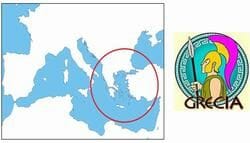 mapa grecia