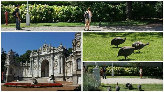 jardines del palacio de Dolmahbaçe