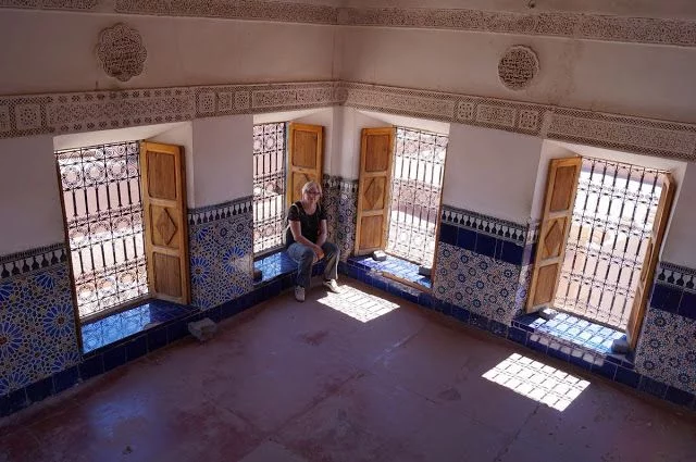 sala interior kasbah de Taourirt