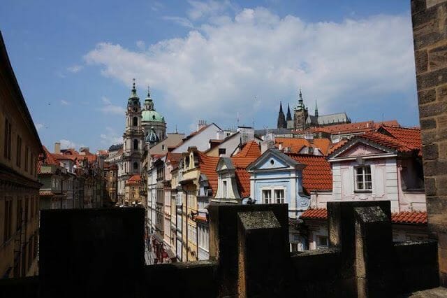 San Nicolás y el Castillo desde las almenas de la Torre
