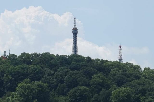 Torre de Petrin desde torre mala strana