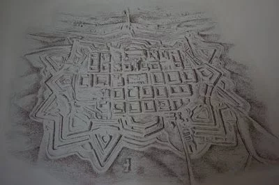 campo terezin maqueta
