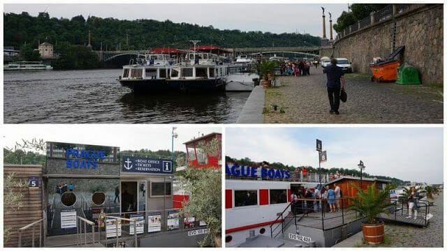 Paseo en barco en Praga