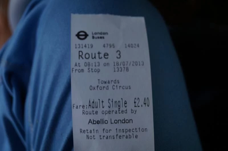 billete bus londres