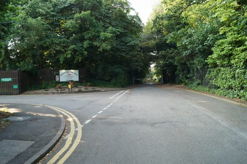 entrada Camping Crystal Palace de Londres