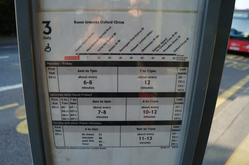 bus a londres