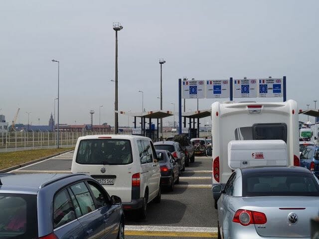 ferry Calais a Dover, paso canal de la Mancha