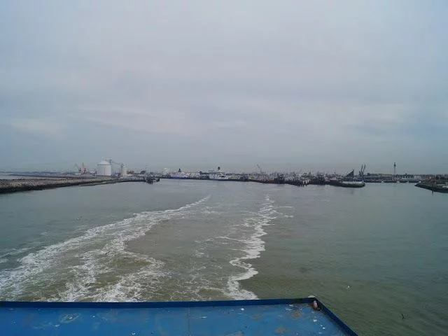 ferry Calais a Dover, paso canal de la Mancha