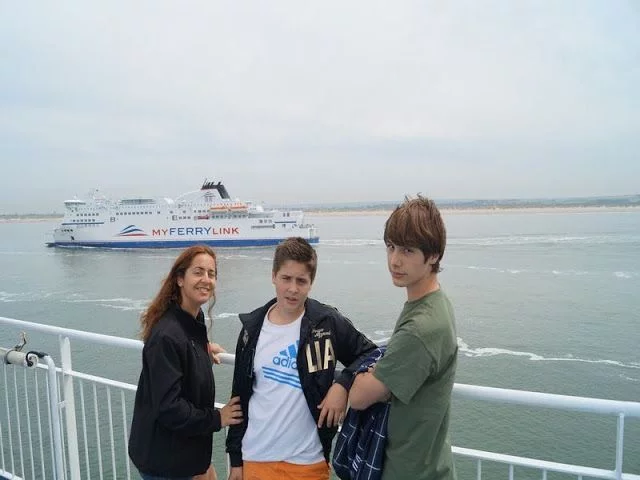 ferry Calais a Dover, paso canal de la Mancha