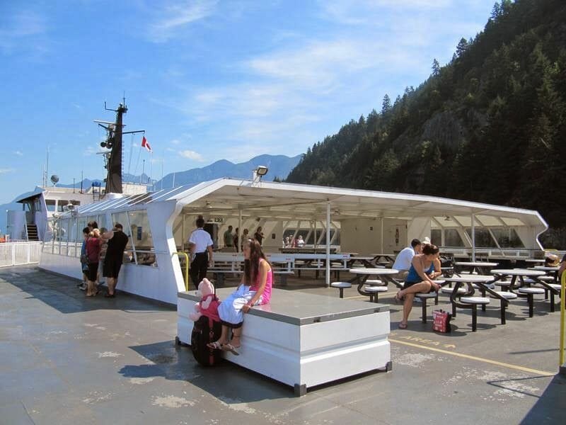 Cruzar en ferry a la isla de Vancouver en coche