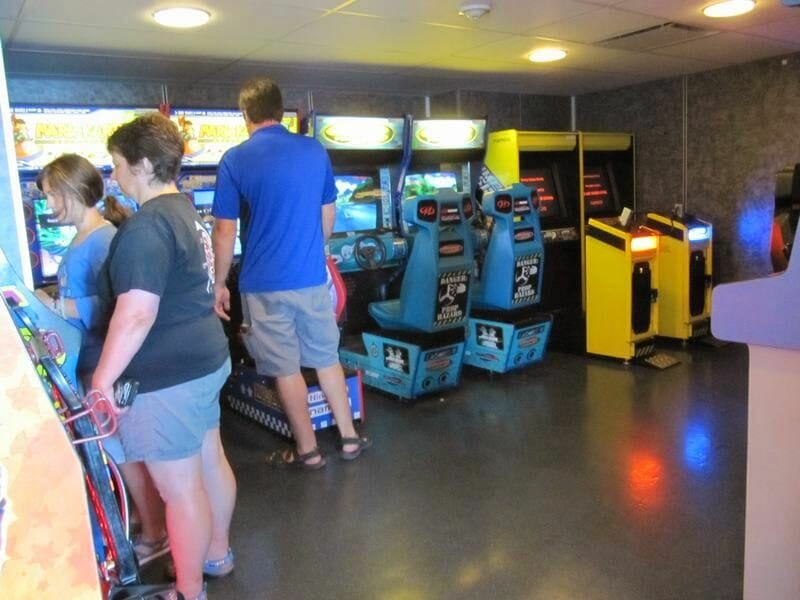 interior del ferry a Nanaimo