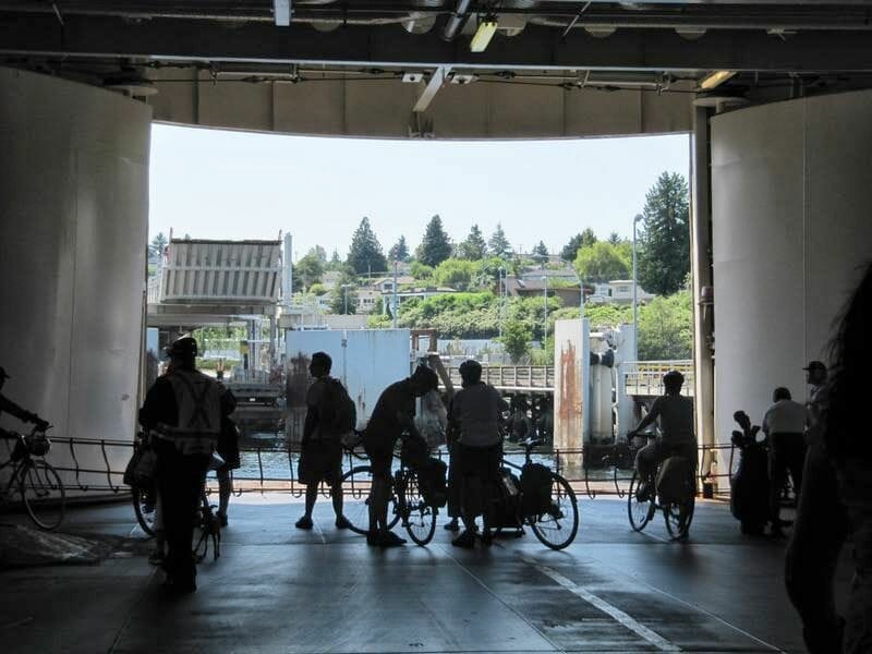 desembarque ferry Nanaimo isla Vancouver