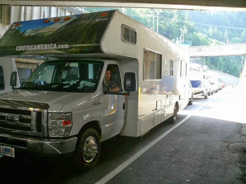 Cruzar en ferry a la isla de Vancouver en autocaravana