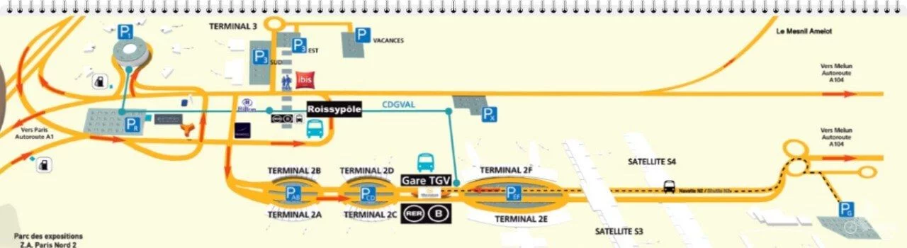 terminales aeropuerto charles de gaulle paris