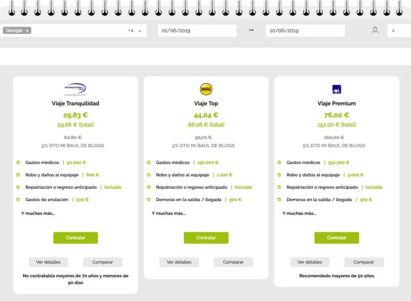 seguros viaje georgia y armenia
