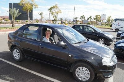 alquiler de coche en el aeropuerto de Marrakech