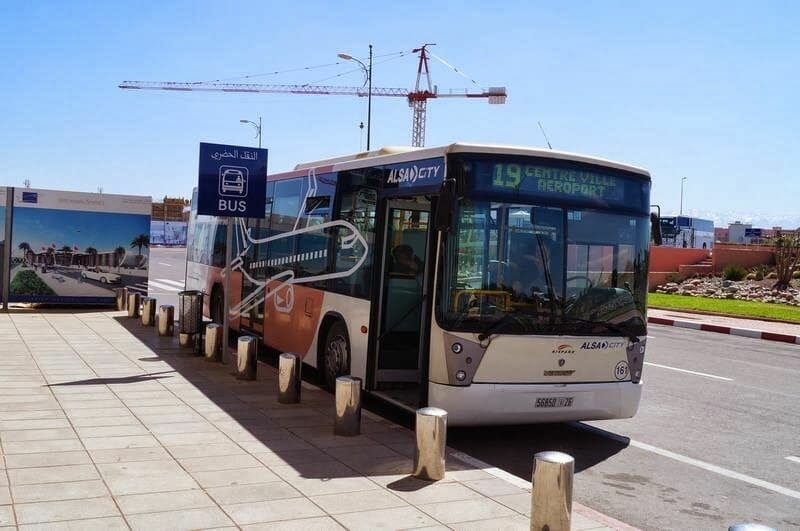 autobus aeropuerto de Marrakech