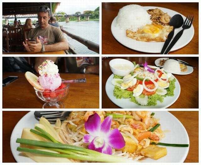 Floating Raft Restaurant comida