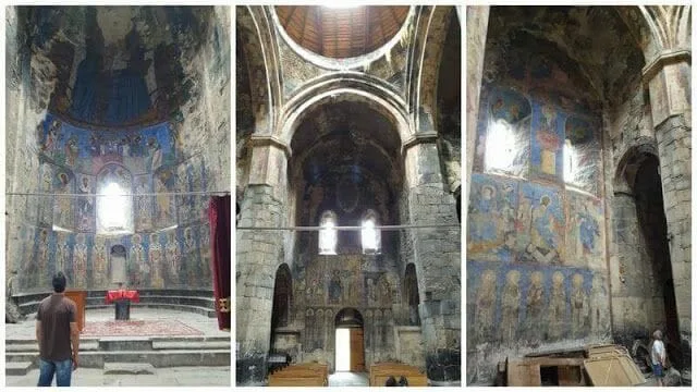 MONASTERIO DE AKHTALA pinturas interior