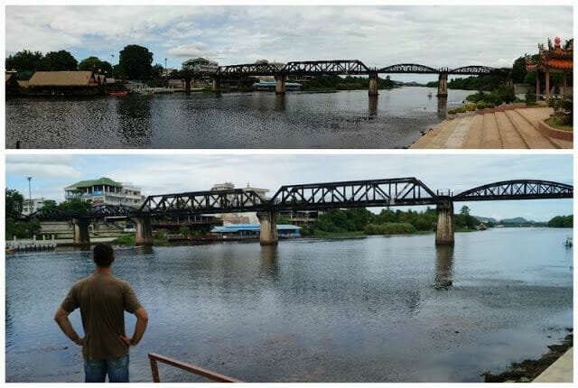 puente sobre el rio kwai de lejos