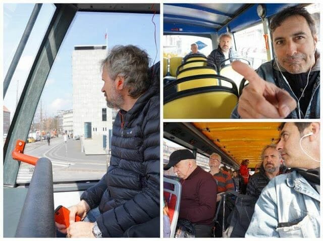 pasajeros bus turistico copenhague