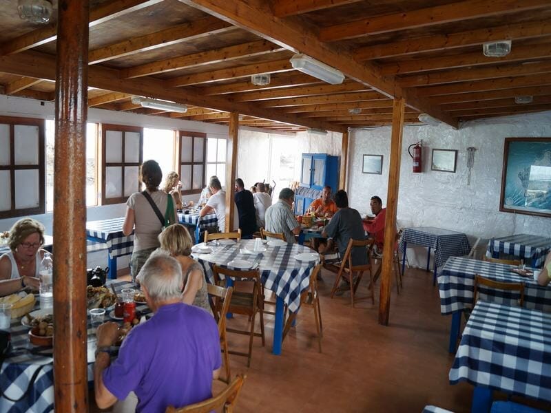 restaurante isla de lobos