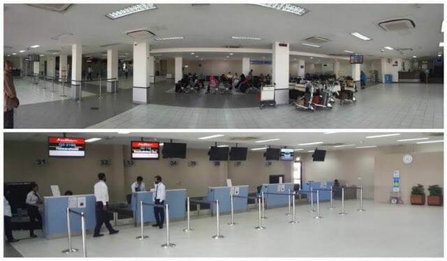 terminal vuelos domésticos de Maldivas 